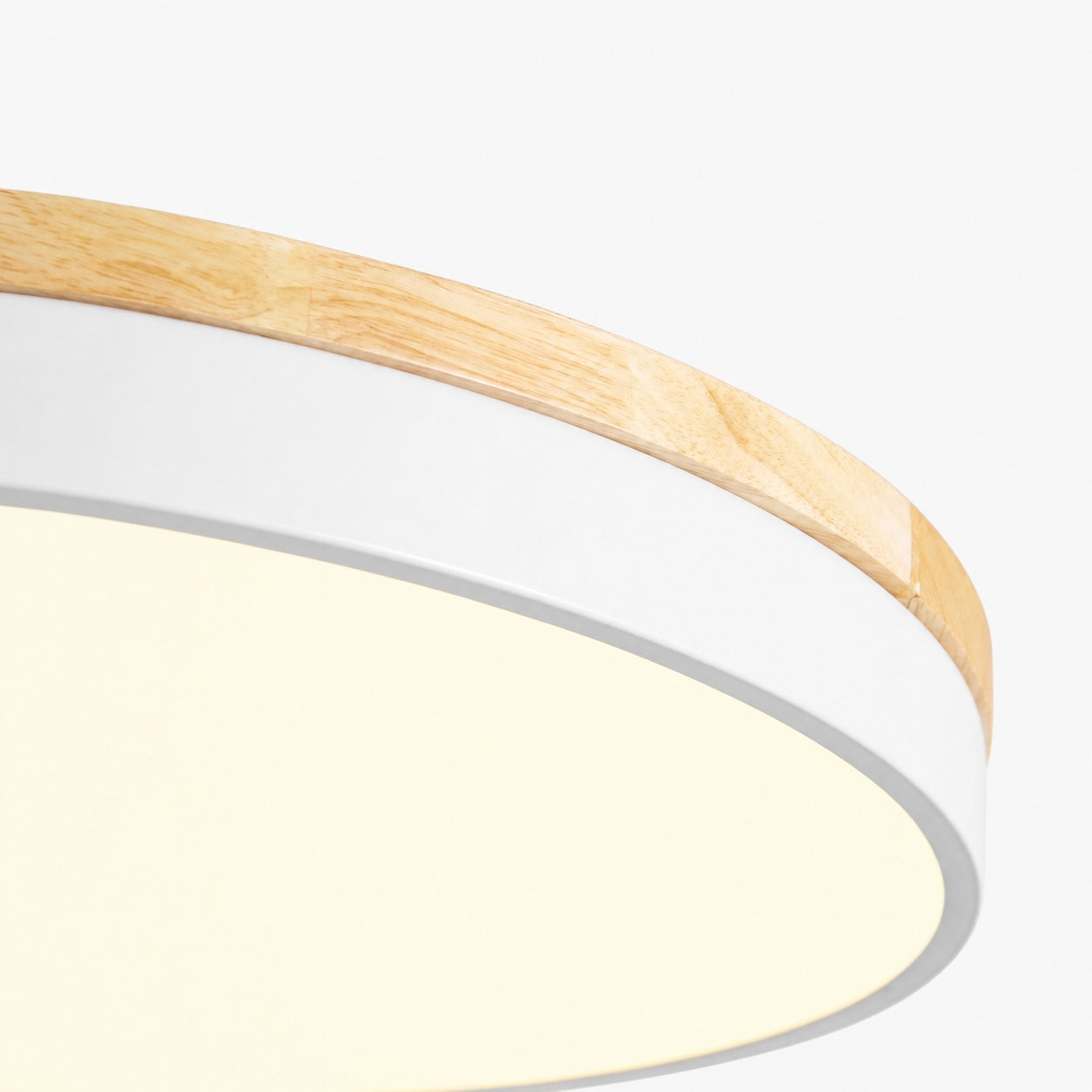 Cielora Round Flush Mount Ceiling Lamp Minimal Profile - Modern Interior Decor