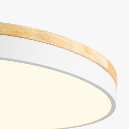 Cielora Round Flush Mount Ceiling Lamp Minimal Profile - Modern Interior Decor