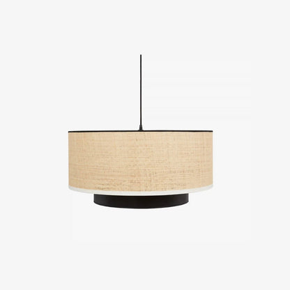 Natural Wabi Sabi Raffia Grass Pendant Light for Dining Room