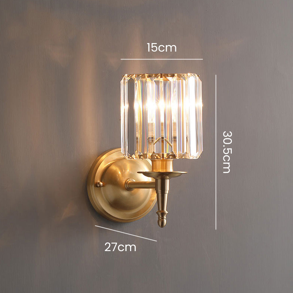 Vintage Luxury Crystal Wall Lamp