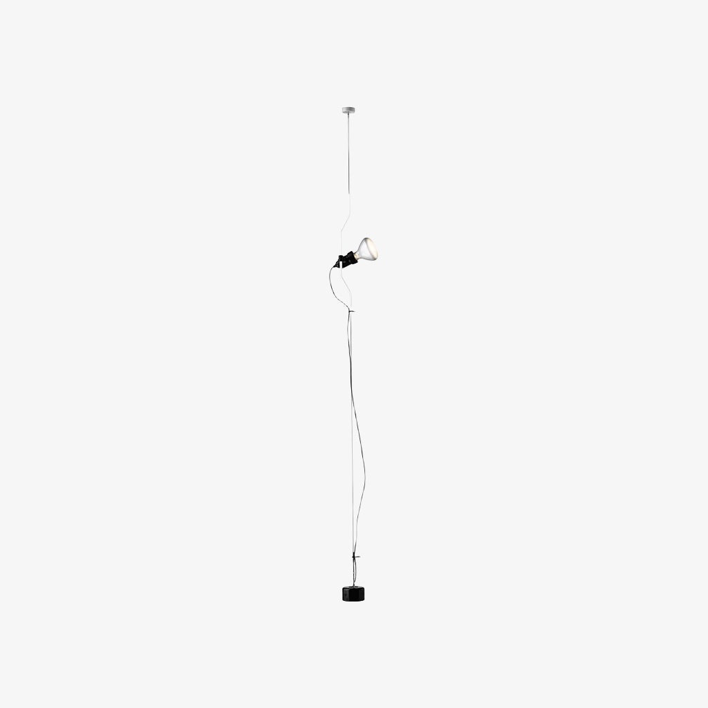Fluxo Adjustable Multi Head Ceiling Lamp – Minimalist Linear Floor Lamp for Living Room or Dining Area N37