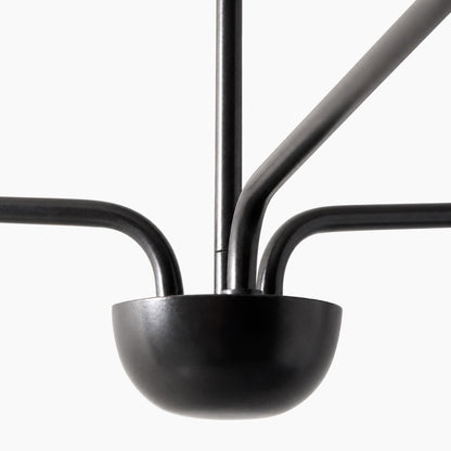 Kronleuchter aus Lutal-Bronze – Modernes Design mit monochromer Oberfläche
