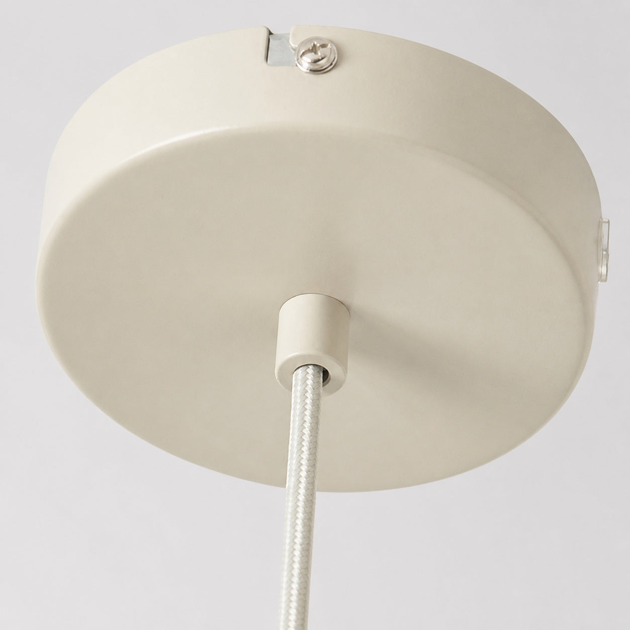 Velura Pendant Lamp - Beige Linen Shade for Dining and Living