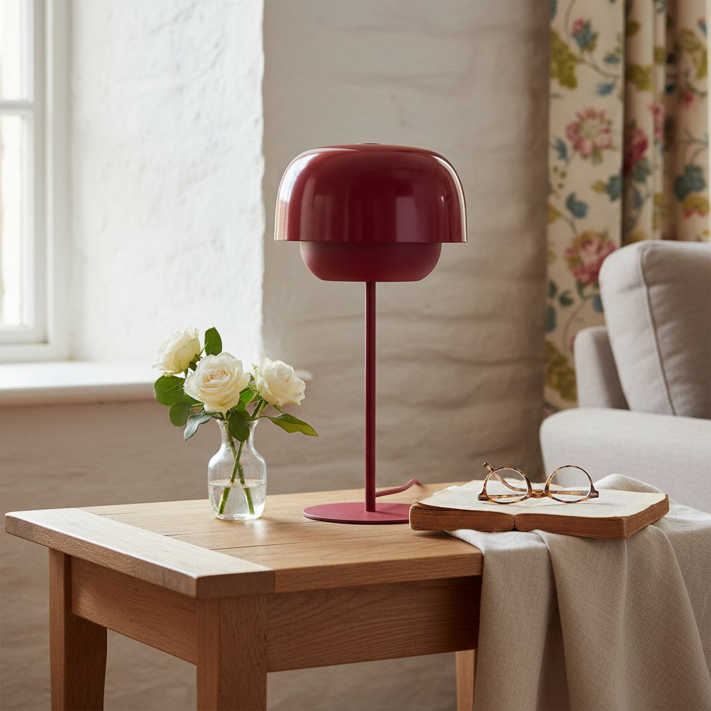 Clinco Colored Metal Table Lamp – Stylish Lighting for Bedrooms and Offices