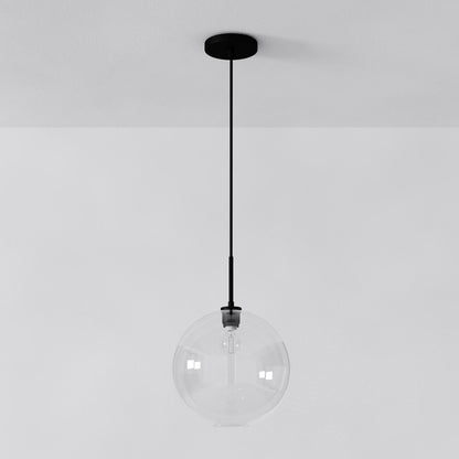 Selvion Sculptural Globe Pendant Light - Modern Glass Pendant Lamp - Sleek Design