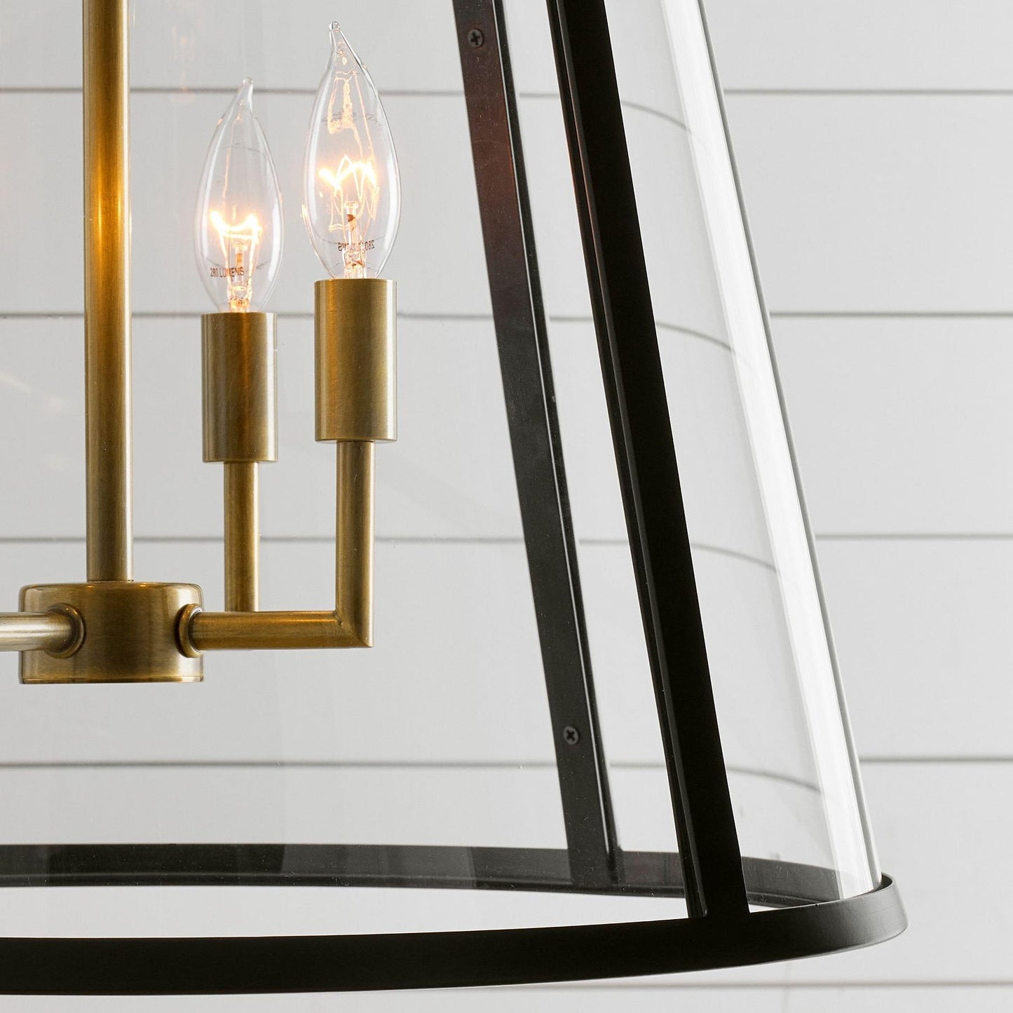 Ferrix Outdoor Lantern Pendant Lamp – Industrial Glass and Iron Design for Modern Spaces