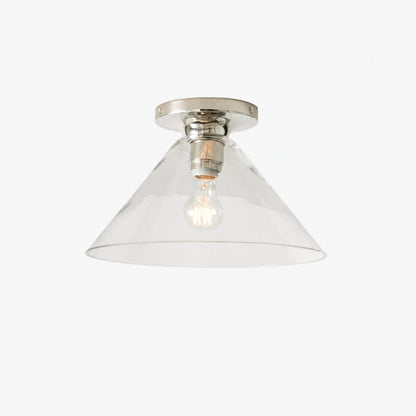 Conica Cone Flush Mount – Glas-Deckenleuchte für moderne Räume