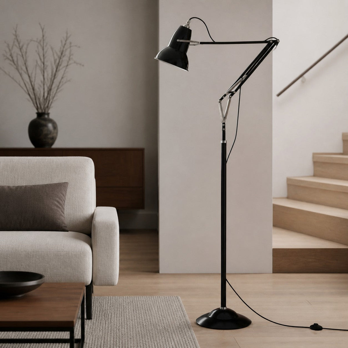 Modryx Classic Adjustable Floor Light with Refined Lines – Modern Functional Design for Home Interior Use