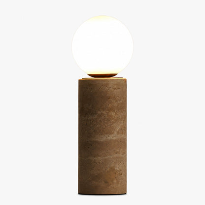 Core Travertine Table Lamp