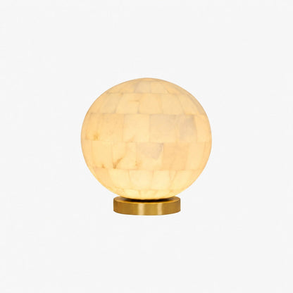 Alabaster Ball Table Lamp