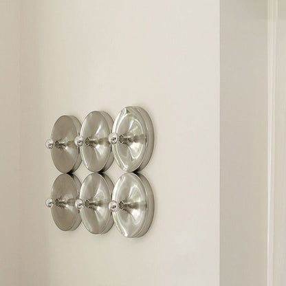 Mid Century Space Age Scheiben Wandleuchte