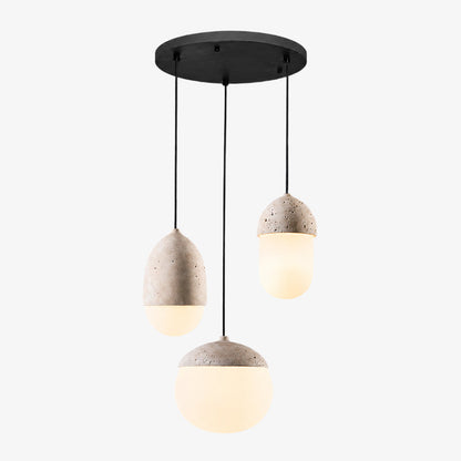 Cream Wabi-Sabi Vintage Pendant Light
