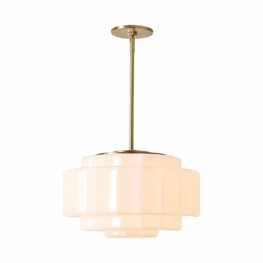 Vexrona Glas-Pendelleuchte – Elegante, verstellbare Metall-Aufhängestange für Wohnzimmer und Bar