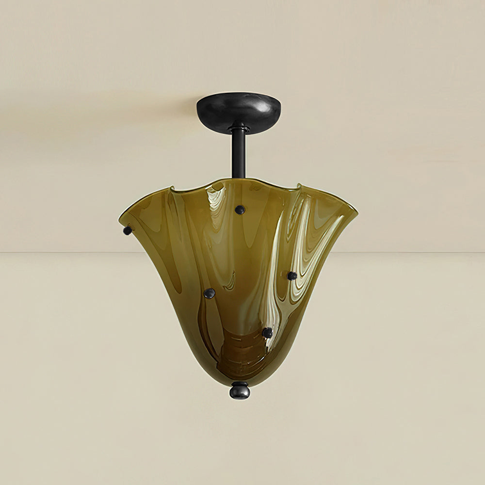 Bellina Sculptural Bloom Modern Ceiling Light – Perfect for Living Room & Bedroom