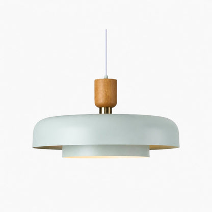Orbulis Natural Wood Grain Circular Pendant – Modern Minimalist Light for Islands and Foyers
