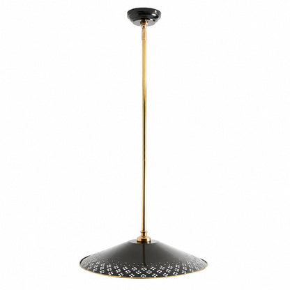Auriglow Kleeblatt Cutout Pendelleuchte – Moderne Emaille-Messing Hängelampe für Esszimmer, Küche oder Flur