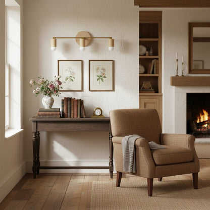 Mobilux Line Holz- und Schminktischleuchte – Böhmische Badezimmerbeleuchtung