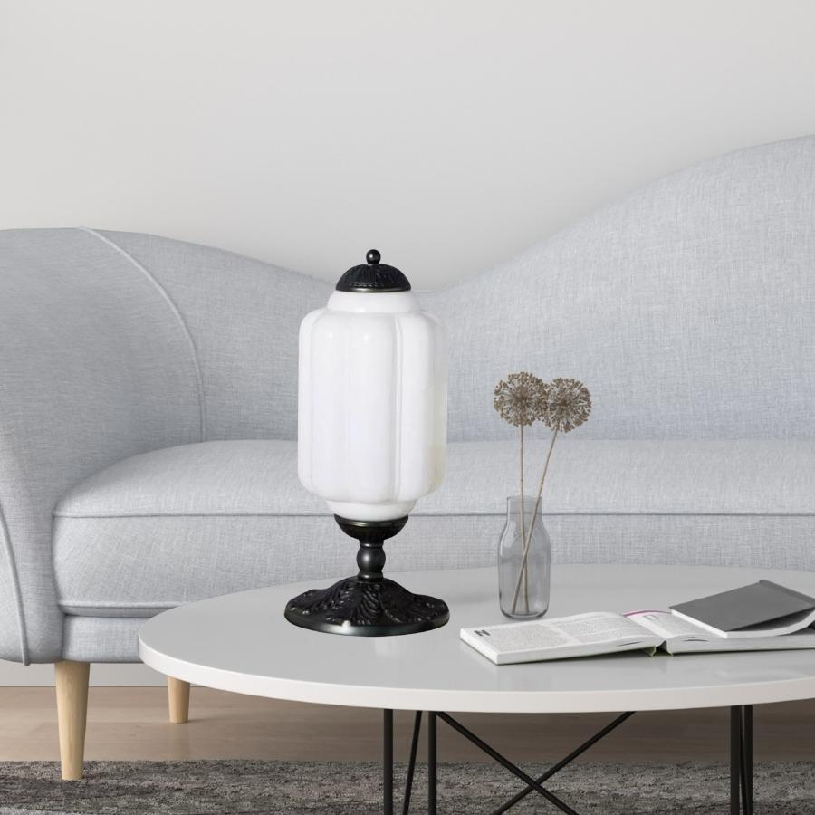 Eloise Tischlampe - Vintage Design Glas Tischlampe