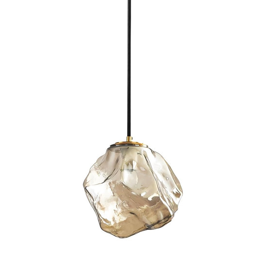 Modern Irregular Ice Cube Glass Pendant Light
