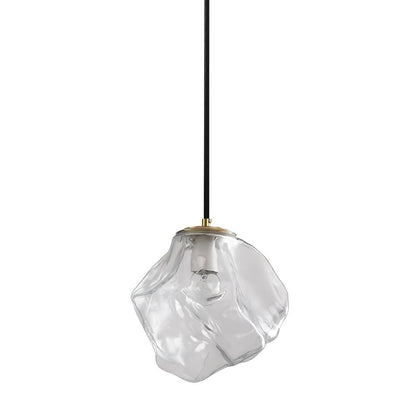 Modern Irregular Ice Cube Glass Pendant Light