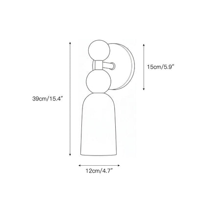 Minimalist Wall Lamp Modern Linear Sconce Light for Bedroom Hallway