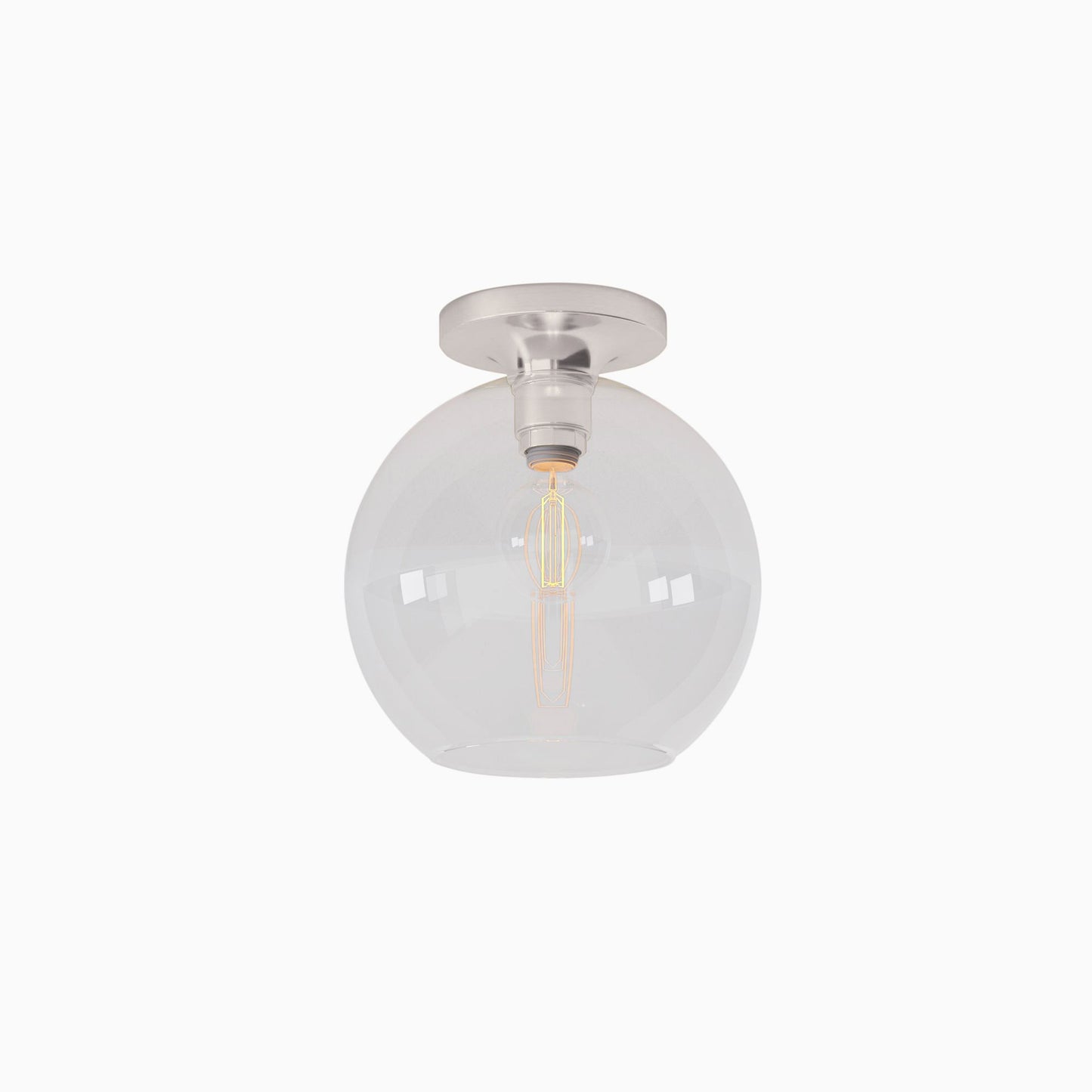 Selvion Modern Globe Pendant Light - Damp-Rated Bathroom Lighting - Luxe Glass Shade