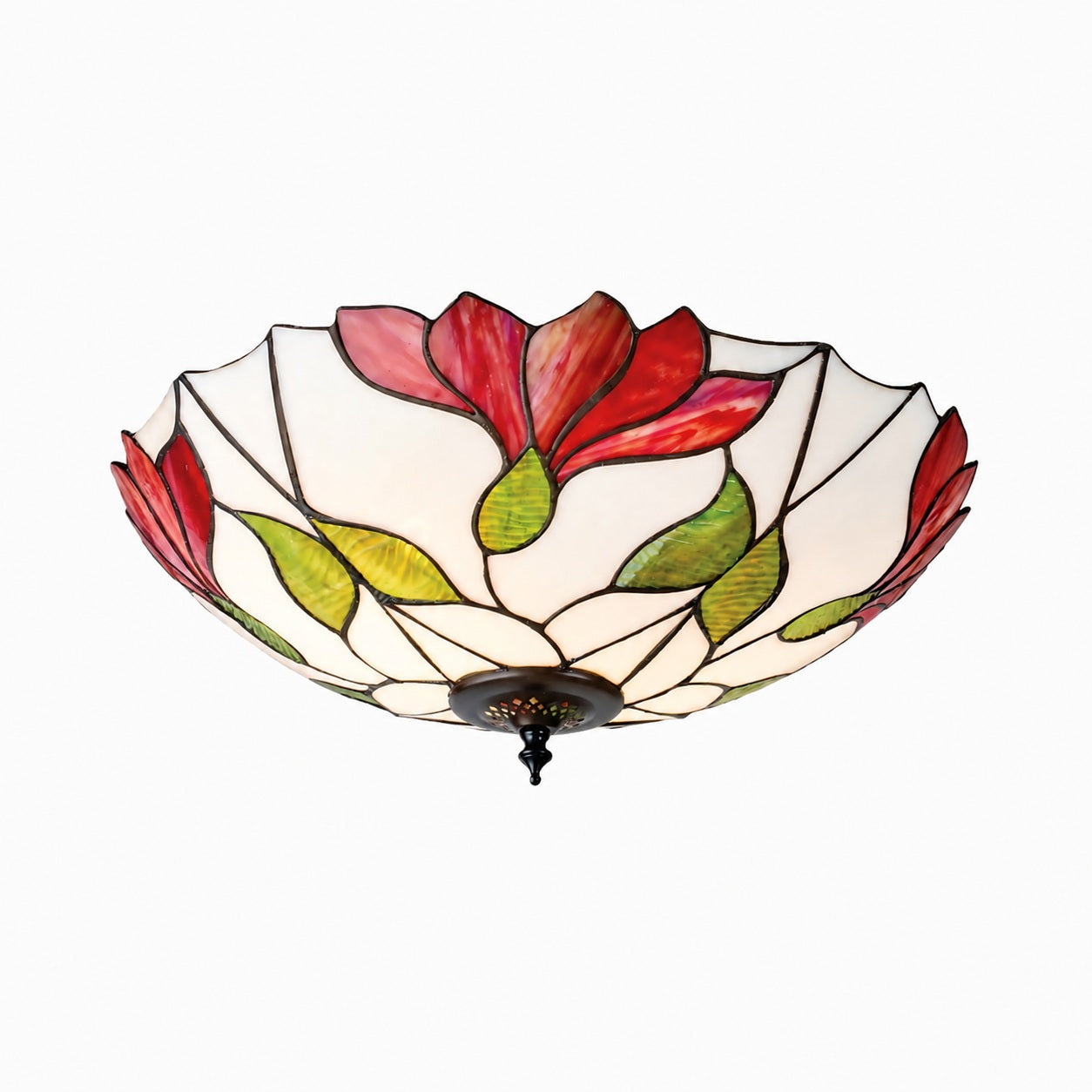 TF Botanica Florale Glas-Decken- und Pendelleuchten – Leuchten im Kunstglas-Stil für Räume