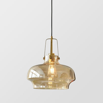 Modern Unique Shaped Fish Tank Glass Pendant Light