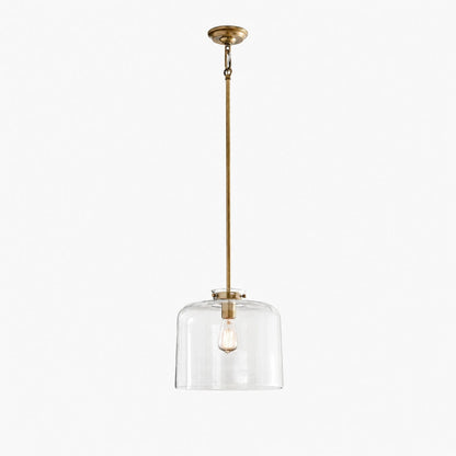 Sterling Minimalist Glass Pendant Collection - Vintage Brass Lighting Design