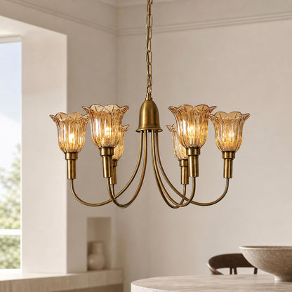 Columbia Brass Chandelier