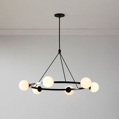 Brelia Round Light Chandelier - Modern Globe Chandelier in Stylish Design