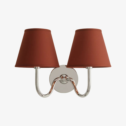 Luvora Decorative Pleated Shade Wall Lamp Vintage Modern Lighting for Corridor and Home Interiors