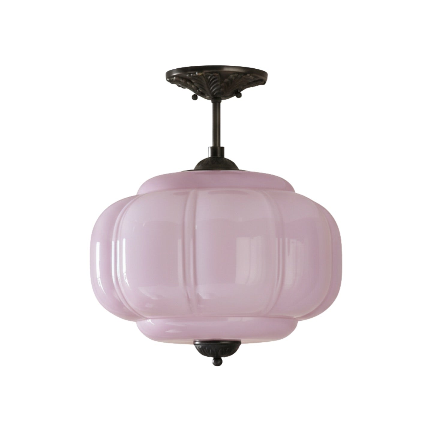 Eloise Pendant Light - Vintage Milk Glass Pendant Light