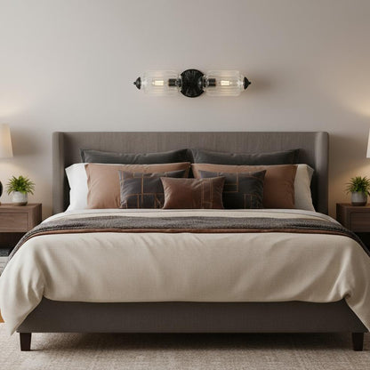 Eloise Glass Wall Sconce - Vintage Milk Glass Vanity Sconce