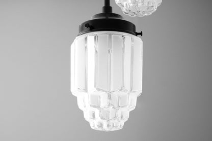 Tierlux Glass Pendant Light - Art Deco Globe Design