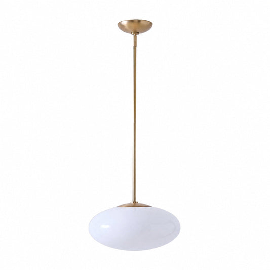 Ovalitus Elegant Oval Pendant Brings Mood Lighting for Kitchen Island