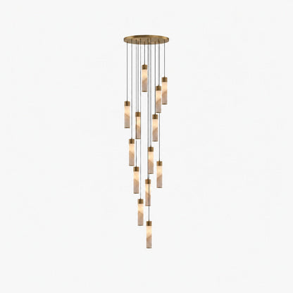 Solaryx Minimal Cylindrical Silhouette Pendant Light - Modern Style Lamp for Kitchen or Dining Room