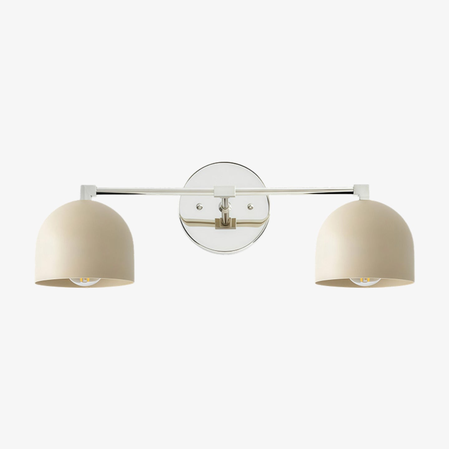 Metio Dome Mid-Century Deep Ball Vanity Lamp - Brass Wall Sconce