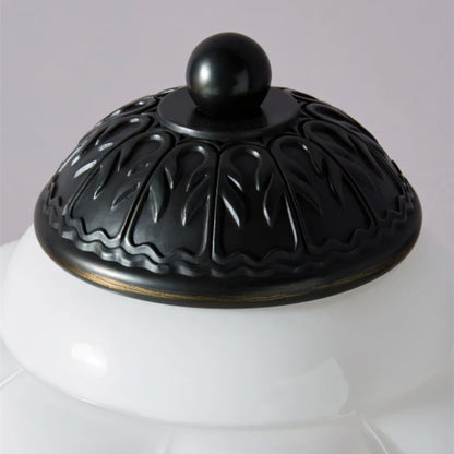 Eloise Tischlampe - Vintage Design Glas Tischlampe