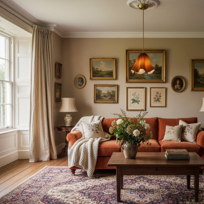 Bellina Sculptural Floral Pendant Light Contemporary Ceiling Fixture for Living Room