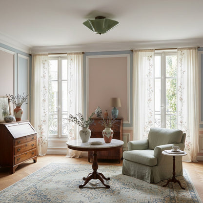 Bellina Warm Glow Sculptural Ceiling Light for Low Ceiling Areas