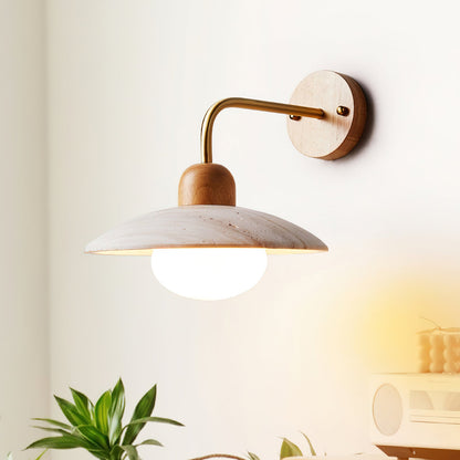 Modernes Design Disc Travertin Wandleuchte