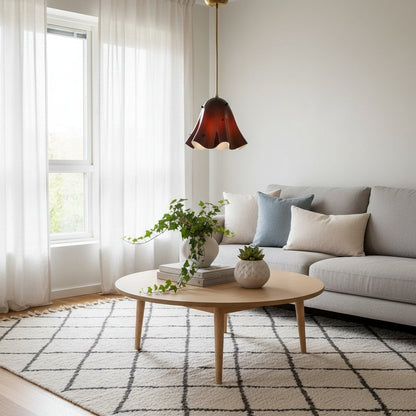 Bellina Sculptural Floral Pendant Light Contemporary Ceiling Fixture for Living Room