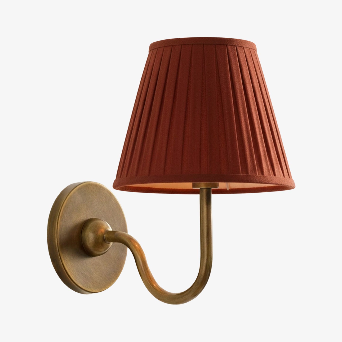 Luvora Decorative Pleated Shade Wall Lamp Vintage Modern Lighting for Corridor and Home Interiors