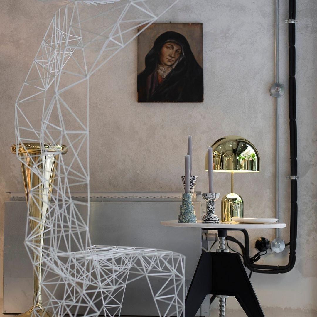 Bell Domed Table Lamp – Modern Minimalist Light for Bedroom & Reading Nooks