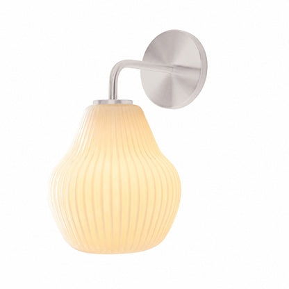 Rivrona Wandleuchte aus geripptem Glas – elegante, moderne Beleuchtung für Flur und Schlafzimmer