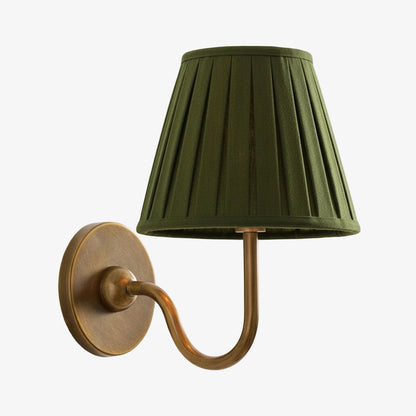 Luvora Decorative Pleated Shade Wall Lamp Vintage Modern Lighting for Corridor and Home Interiors