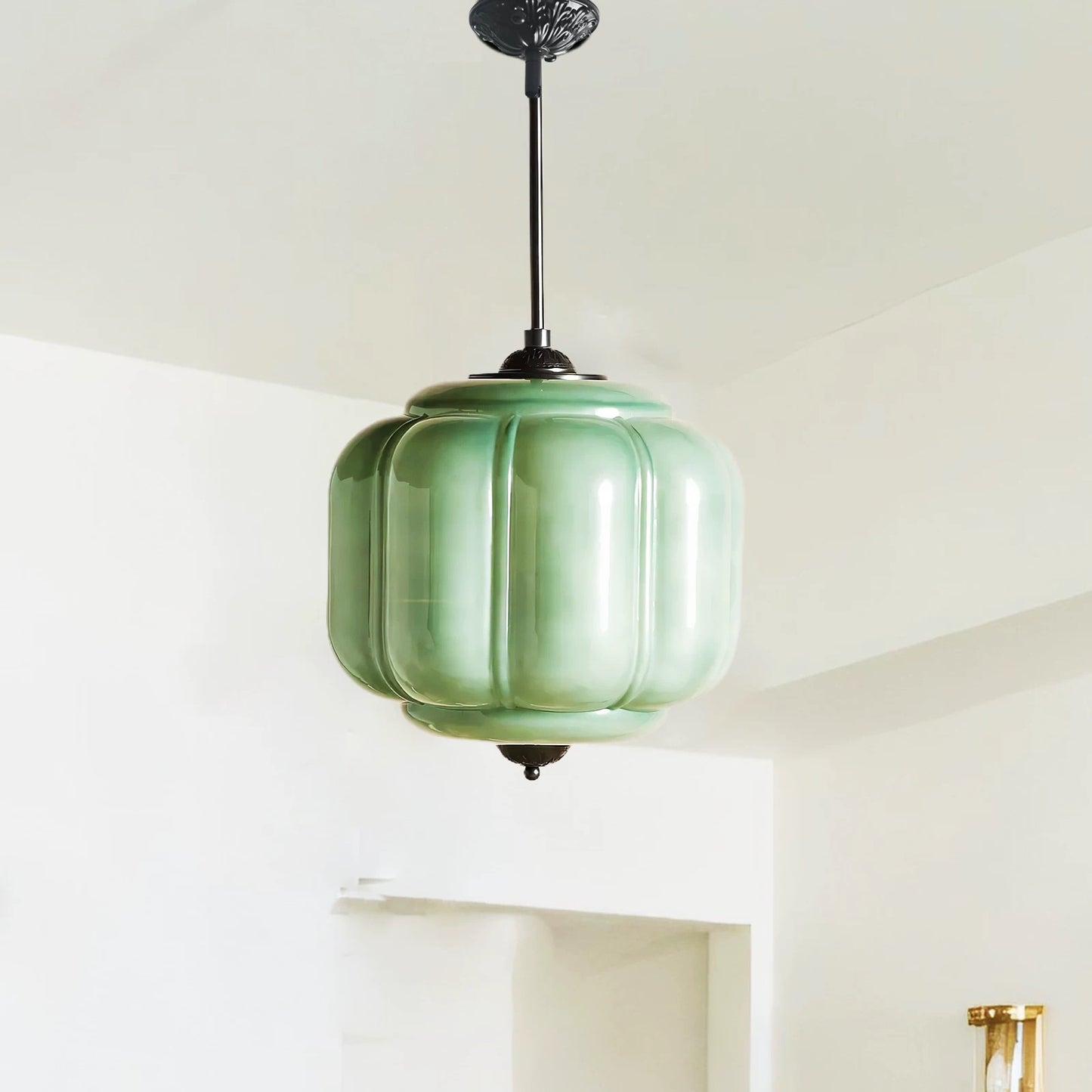 Eloise Glas Pendelleuchte - Vintage Pendelleuchte Esstisch