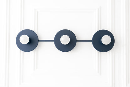 Radiro Globe Modern Spherical Glass Vanity Light – Minimalist 3-Light Fixture for Bathrooms