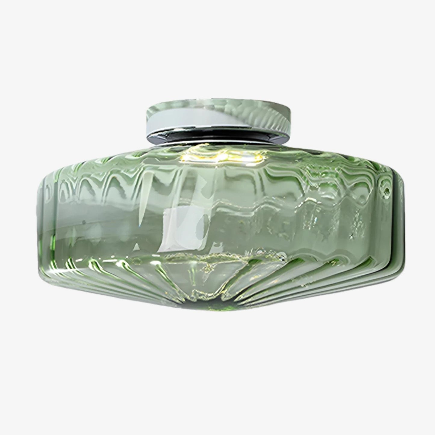 Ripple Glass Design – Vintage Ceiling Lamp for Living Room